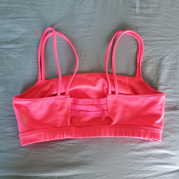 Free People Idris Solid Bra in Tropical Pink - Picture 4 of 6